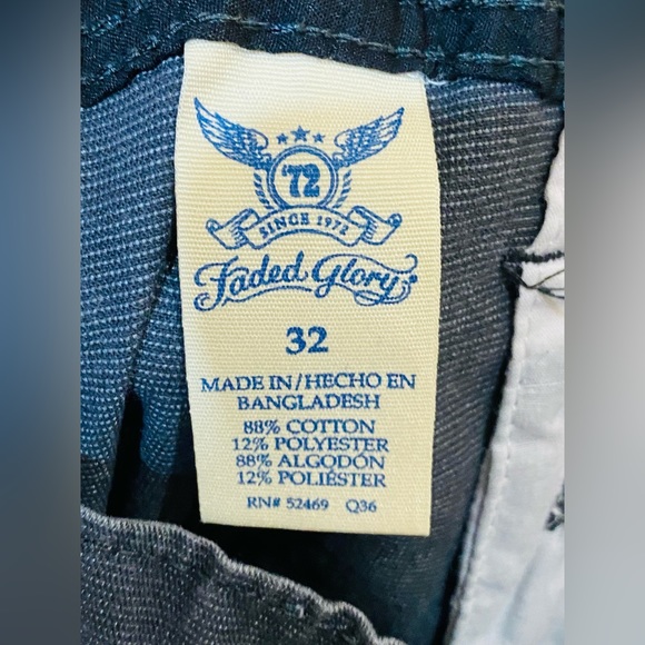 Wrangler, Faded Glory, Burnside Men’s 32 Shorts Bundle Lot Of 3 - Picture 5 of 7